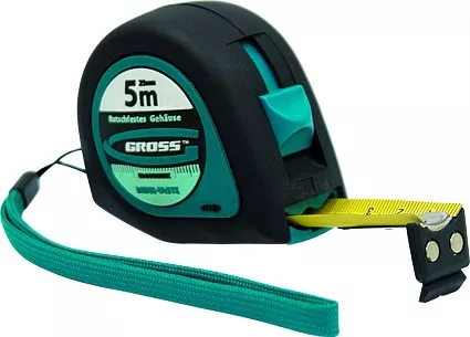Рулетка &quot;Ergonomisch&quot; 3 м x 16 мм магнитный обрезиненный зацеп  GROSS 31101 купить в Ижевске