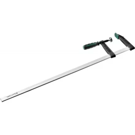 Струбцина, KRAFTOOL 32011-120-800, тип &quot;F&quot;, DIN 5117, двухкомпонентная ручка, 120х800мм 32011-120-800 купить в Ижевске