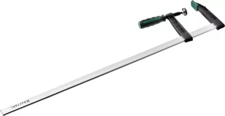 Струбцина, KRAFTOOL 32011-120-800, тип &quot;F&quot;, DIN 5117, двухкомпонентная ручка, 120х800мм 32011-120-800 купить в Ижевске