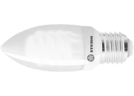 Лампа компактная люминесцентная свечка 9W 2700K E27 8000ч Stern 90962 купить в Ижевске