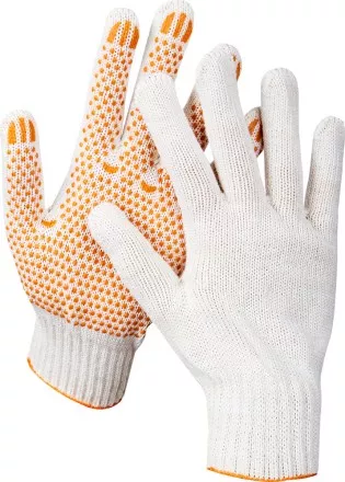 Перчатки STAYER &quot;МASTER&quot; трикотажные, 7 класс, х/б, с защитой от скольжения, L-XL, 10пар 11397-H10 купить в Ижевске