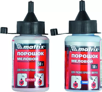 Порошок меловой красный 50 г для разметочных шнуров  MATRIX 84857 купить в Ижевске