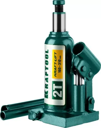 Домкрат гидравлический бутылочный &quot;Kraft-Lift&quot;, сварной, 2т, 160-310мм, KRAFTOOL 43462-2 43462-2_z01 купить в Ижевске