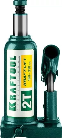 Домкрат гидравлический бутылочный &quot;Kraft-Lift&quot;, сварной, 2т, 160-310мм, KRAFTOOL 43462-2 43462-2_z01 купить в Ижевске