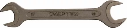 Ключ рожковый,17 х 19 мм CrV фосфатированный ГОСТ 2839 СИБРТЕХ 14328 купить в Ижевске