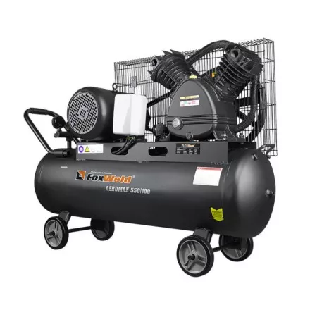 Компрессор масляный ременной AEROMAX 550/100 FoxWeld купить в Ижевске