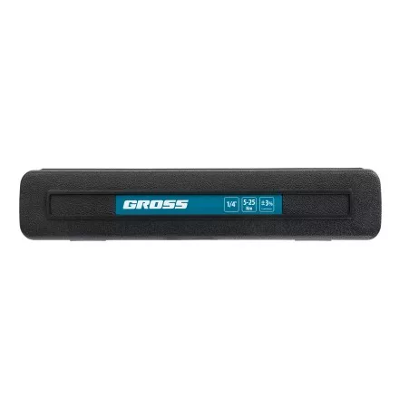 Ключ динамометрический Gross 14180, 5-25 Нм, 1/4&quot;, CrV купить в Ижевске