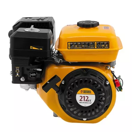 Двигатель бензиновый Denzel RX-17K, 7 л.с., 212 см3, горизонтальный вал шпонка 19 мм 95101 купить в Ижевске