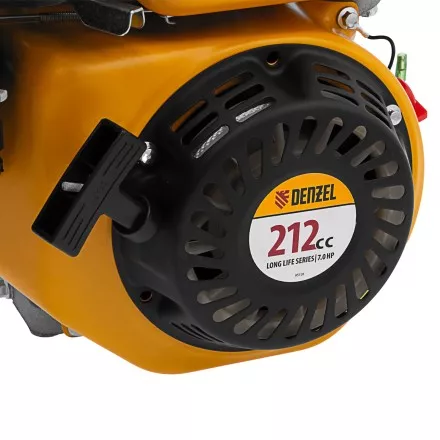 Двигатель бензиновый Denzel RX-17K, 7 л.с., 212 см3, горизонтальный вал шпонка 19 мм 95101 купить в Ижевске