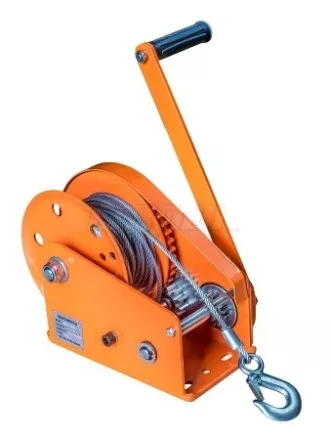 Лебедка ручная с тормозом BHW 1200 канат купить в Ижевске