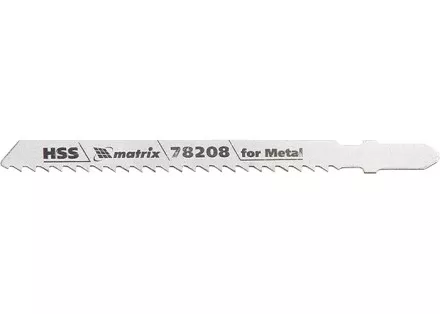 Полотна для электролобзика по металлу 3 шт T127D 75 х 3мм HSS MATRIX Professional 78208 купить в Ижевске