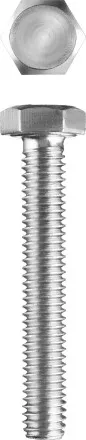 Болт ГОСТ 7798-70, M8 x 30 мм, 4 шт, кл. пр. 5.8, оцинкованный, ЗУБР 303086-08-030 купить в Ижевске