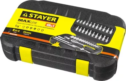 Набор слесарно-монтажного инструмента STAYER &quot;MASTER&quot;, 46 предметов 27760-H46 купить в Ижевске