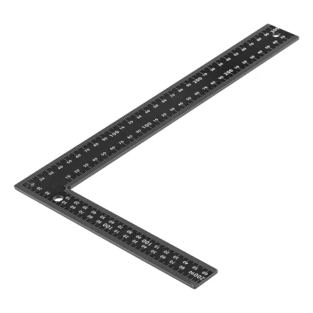 Угольник, 200 х 300 мм, алюминиевый, лазерная гравировка Denzel 32392 купить в Ижевске