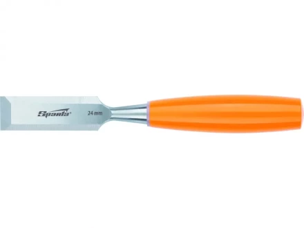 Стамеска 24 мм плоская пластмассовая рукоятка SPARTA 244255 купить в Ижевске