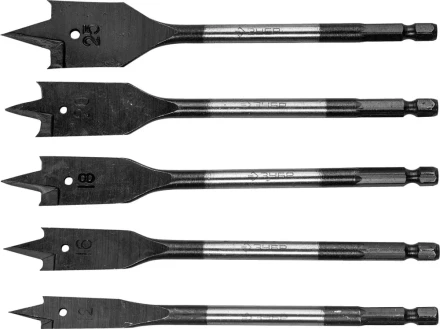 ЗУБР. Набор перьевых сверл по дереву, 5 шт: 12-16-18-20-25 мм 29505-H5 купить в Ижевске