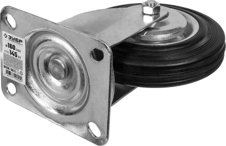 Колеса поворотные из литой резины с металлическим диском серия ПРОФЕССИОНАЛ купить в Ижевске