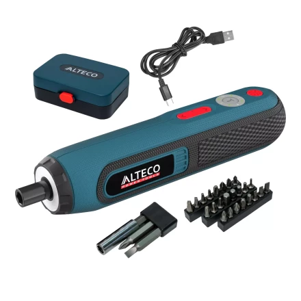 Аккумуляторная отвертка прямая ALTECO CSD 4V T 67507 купить в Ижевске