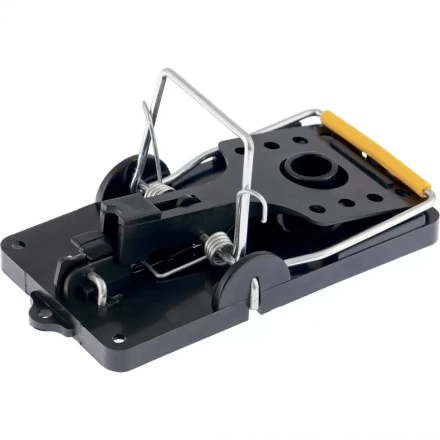 Мышеловка-крысоловка пластиковая открытая металлический механизм большая 140х75 мм СИБРТЕХ 94123 купить в Ижевске