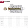 Болт анкерный ЗУБР с пластиковым кольцом, желтопассивированный, 10х100мм, ТФ6, 1шт 4-302316-10-100 купить в Ижевске