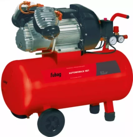 Компрессор масляный поршневой прямой привод Automobile Set VD 32/50 + 9 предметов Fubag купить в Ижевске