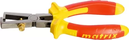 Клещи для снятия изоляции Insulated, 160мм, двухкомпонентные рукоятки MATRIX PROFESSIONAL 17717 купить в Ижевске