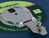 Рулетка геодезическая 10 м х 13 мм СИБРТЕХ закрытый корпус фиберглассовая лента 31260 купить в Ижевске