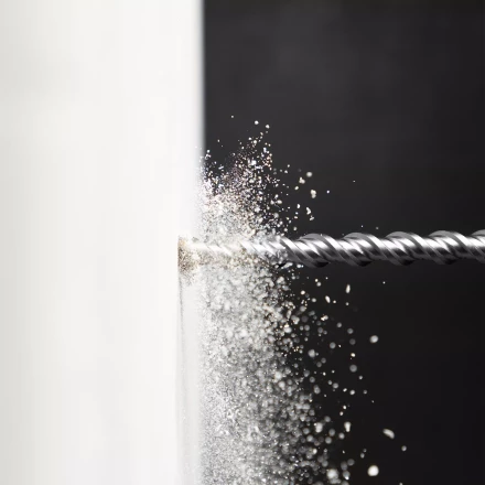 Бур по бетону, двойная спираль Denzel, 16 x 600 мм, три пылеотводящие кромки 705042 купить в Ижевске