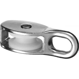 Блок ЗУБР "МАСТЕР" одинарный, оцинкованный, нейлоновый шкив, 7x25мм, 8 шт 4-304585-25