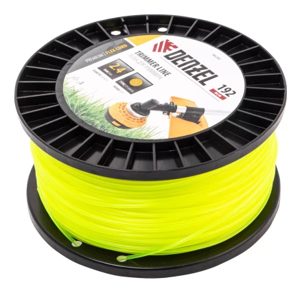 Леска для триммера круглая Denzel, 2,4мм х 192м, на DIN катушке FLEX CORD, 96280 купить в Ижевске