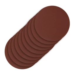 Круг абразивный на ворсовой подложке под "липучку", P 150, 125 мм, 10 шт Сибртех 738607