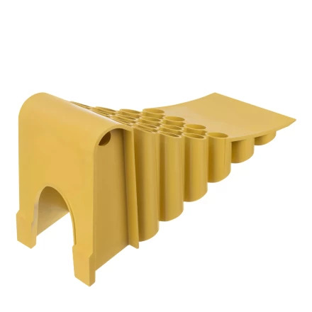 Упор противооткатный для грузового транспорта Stels, ЖЕЛТЫЙ, 35 т, 438х200х205 мм, 56777 купить в Ижевске