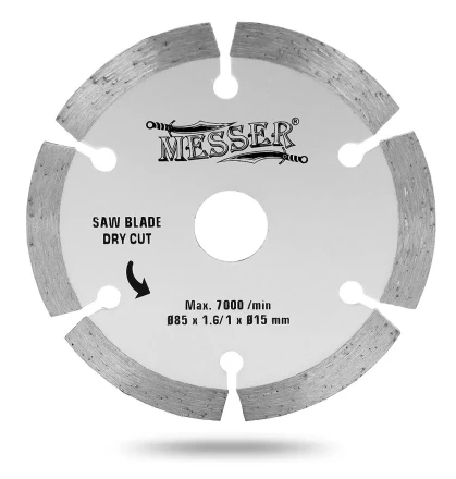 Диск 85х15х1,6х1 мм алмазный для циркулярной мини-пилы MESSER М200 (макс 7000 об/мин, сухой рез) купить в Ижевске