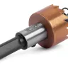 HSS-TiN коронка MESSER  23мм с центр. сверлом и толкающей пружиной для  лист. материала  до 2 мм ц/х купить в Ижевске