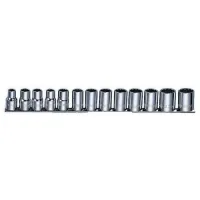Набор головок торцевых 12-гранных на рельсе 3/8-1-1/8"SAE Jonnesway S05H4213S 49079