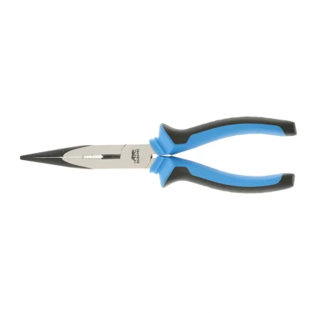 Длинногубцы прямые 200 мм хром-ванадий двухкомпонентные рукоятки БАРС 17196 купить в Ижевске