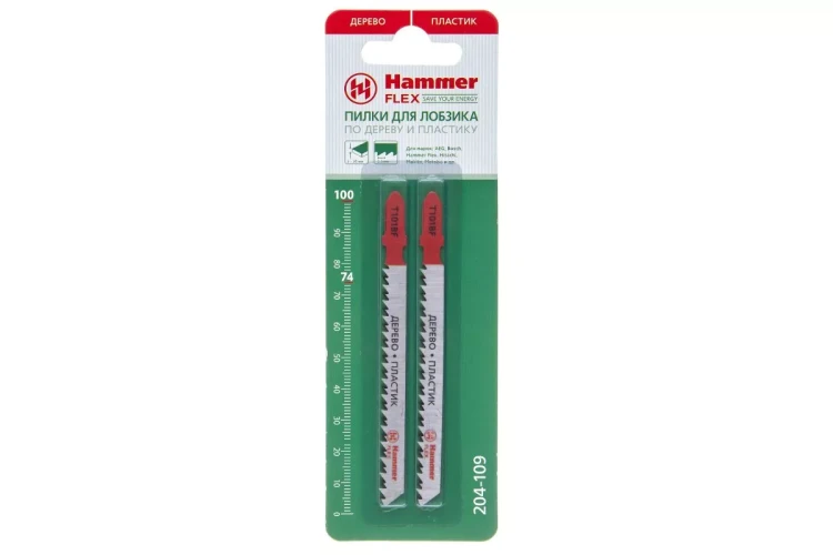 Пилки для лобзика HAMMER JG WD-PL T101BF (2pcs) купить в Ижевске