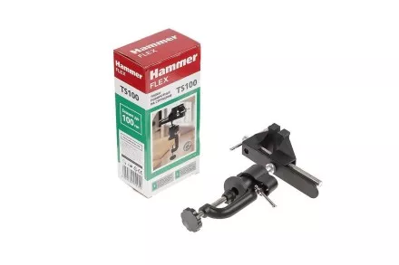 Тиски поворотные HAMMER TS100, шарнирные купить в Ижевске