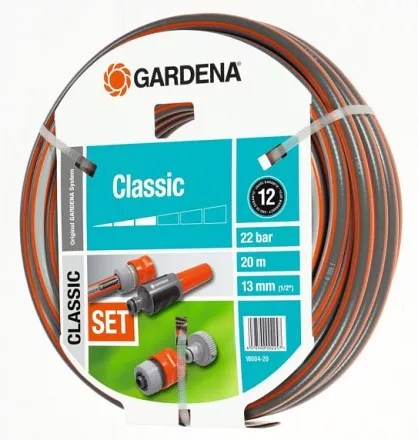 Шланг Classic 13 мм (1/2&quot;), 20 м: комплект GARDENA купить в Ижевске