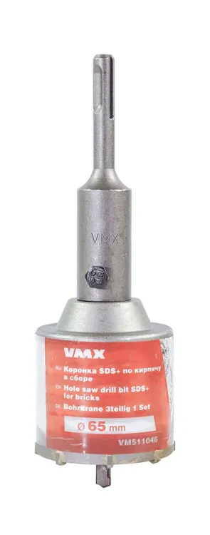 Коронка SDS+ ф65 мм по кирпичу в сборе VMX 511046 купить в Ижевске