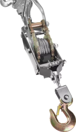 Лебедка ручная рычажная MIRAX, тросовая, 1,5т, 1,8м 43130-1.5 купить в Ижевске