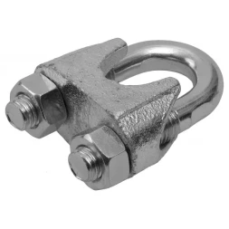 Зажим троса ЗУБР "ПРОФЕССИОНАЛ" DIN 741, оцинкованный, 6мм, 2 шт 304416-06