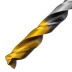 Сверло спиральное по металлу Denzel, 8,5 x 117мм, Р6М5, Golden Tip, многогранная заточка, 718283 купить в Ижевске