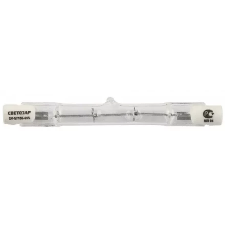 Лампа галогеновая СВЕТОЗАР линейная, тип J-78, цоколь R7S, 150Вт SV-57100-015 купить в Ижевске