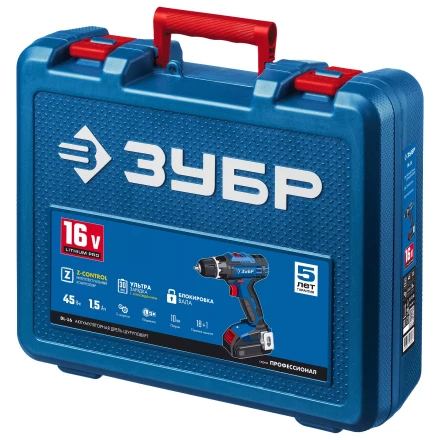 Дрель-шуруповерт 2 АКБ DL-16 A5 серия ПРОФЕССИОНАЛ купить в Ижевске