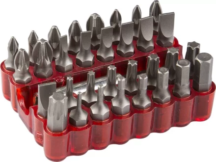 ЗУБР 33 шт, набор бит с магнитным адаптером (26045-H33) купить в Ижевске