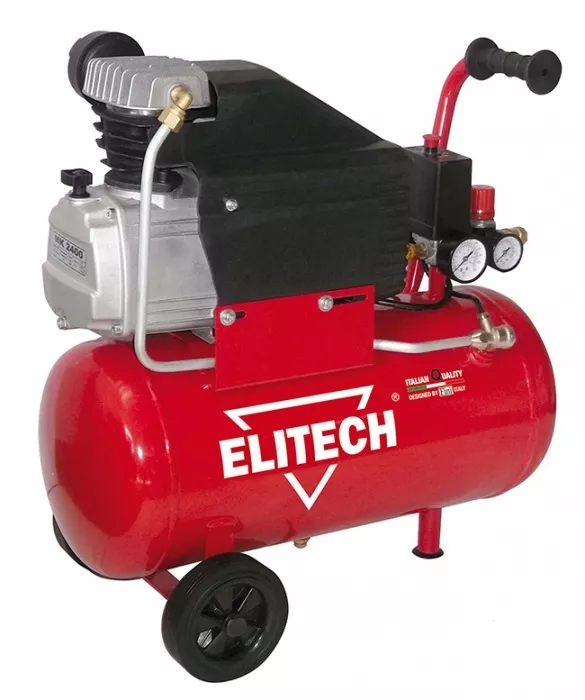 Компрессор масляный поршневой прямой привод Elitech МК 2400/24 СМ2 5К купить в Ижевске