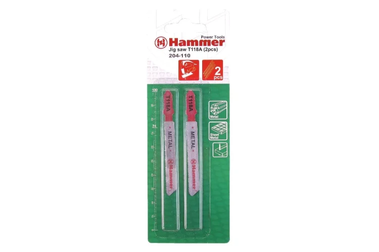 Пилки для лобзика HAMMER JG MT T118A (2шт.) купить в Ижевске