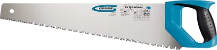 Ножовка по дереву &quot;PIRANHA&quot;,550 мм,сегм.строение рабочей кромки,7-8 TPI,зуб-3D,2-х к. рук-ка GROSS 24119 купить в Ижевске