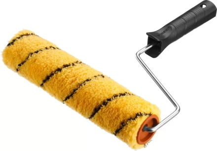 Валик малярный ЗУБР &quot;ОПТИМА -ДУАЛОН&quot;, все виды ЛКМ, идеален для ЛКМ на масляной основе, для ровных поверхностей, полиэстр, ворс 12 мм, бюгель 6 мм, 40х240мм 03518-24 купить в Ижевске